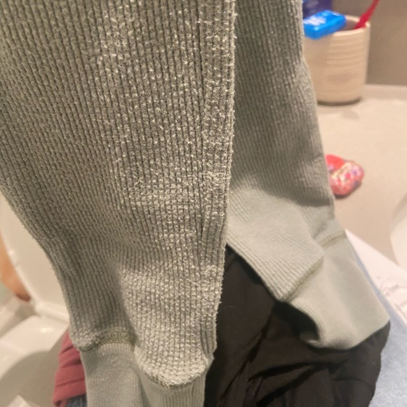 Skims waffle leggings in mineral green SOLD OUT - Picture 7 of 11